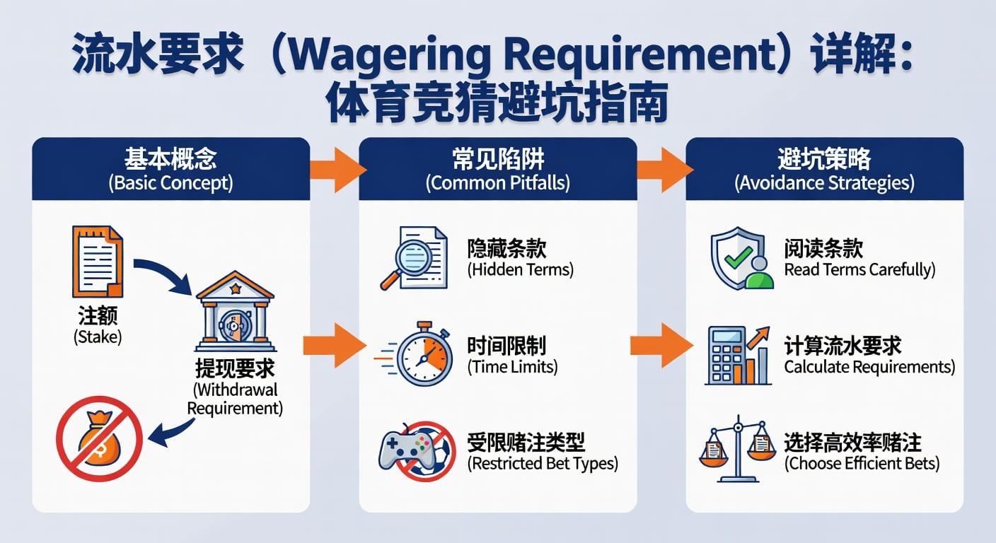 流水要求 wagering requirement：体育玩家出款门槛详解